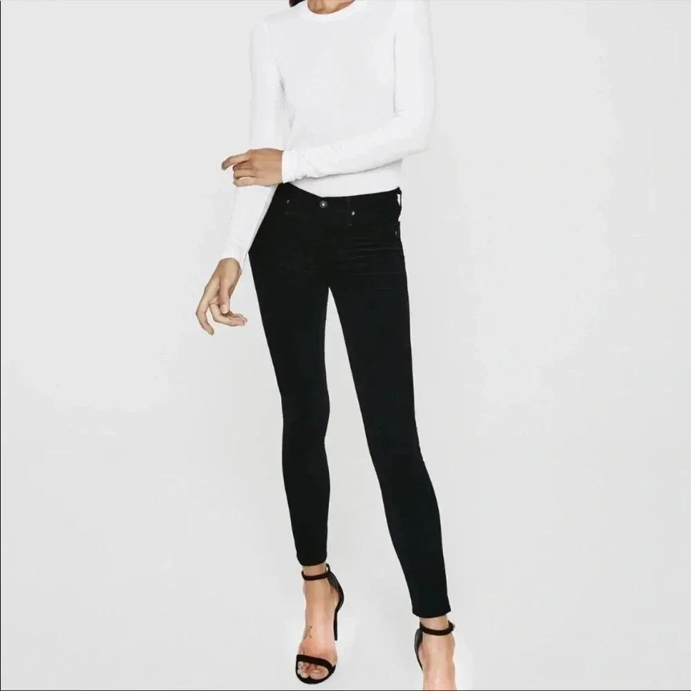 AG Adriano Goldshmied legging ankle in black